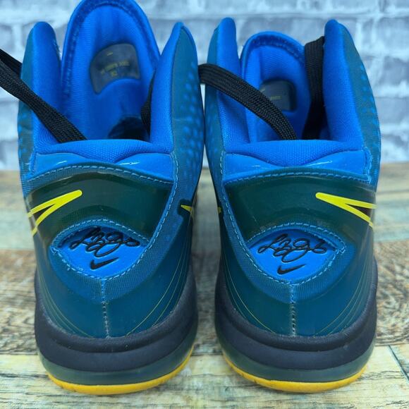 Nike Lebron VIII 8 V/2 Entourage Photo Blue Tour Yellow 429676-401 Mens Size 8 - Picture 7 of 11